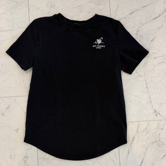 lululemon athletica Tops - Lululemon Athletica BNP Paribas Open Black Short Sleeve Tee